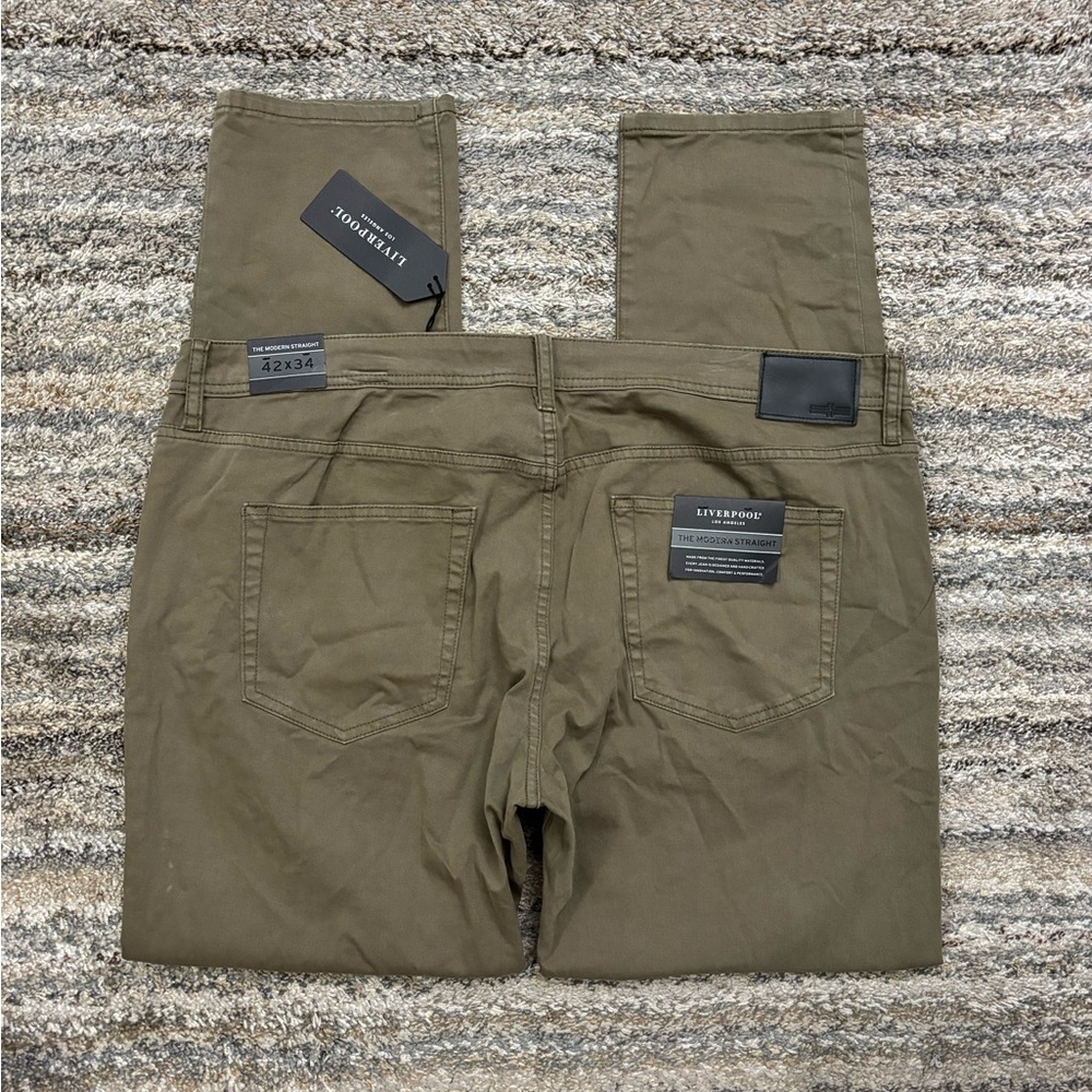 Liverpool The Modern Men Straight Leg Jeans Sz 42x34 NWT | Liverpool Men Jeans - - Picture 3 of 13